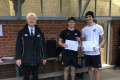 U18 Doubles champions at the SE Schools 2024