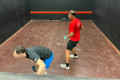 Action in the final at at the 2024 West Of England Open