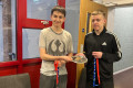 Doubles Plate winners from Derby Moor at the Midlands Schools Championships