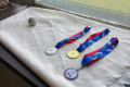 Singles medals at the North of England Open in Durham