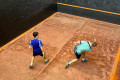 Singles action at the North of England Open in Durham
