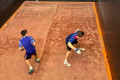 Singles action at the North of England Open in Durham