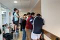 2025 Varsity Match top Singles in progress