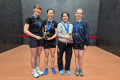 Doubles finalists at the Women's Nationals 2025