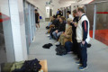 Spectators at the Schools Winchester Fives Doubles 2024