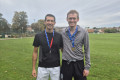 Singles finalists Julian and Ed at the London Open 2024