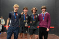 U18 Doubles finalists at the West of England Schools 2026