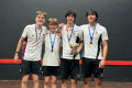 U16 Doubles finalists at the West of England Schools 2026