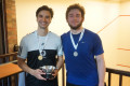 Singles finalists Dan and Andrew at the Scottish Open 2022