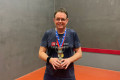 Dave Fox wins the Singles at the Vintage Championships in Cambridge