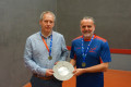 Nick Geere and Brian Kirk  win the Plate at the Vintage Championships in Cambridge