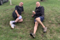 Brian and John relax at the 2022 Yorkshire Open