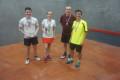 The finalists at the Derby Moor Invitation Doubles