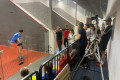 Filming at the National Open Mixed Doubles