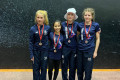 Junior medallists at the Durham Ladies Championships 2023
