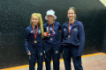 Intemediate medallists at the Durham Ladies Championships 2023