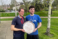Toop & Wiseman win the Plate at the the National Doubles 2024
